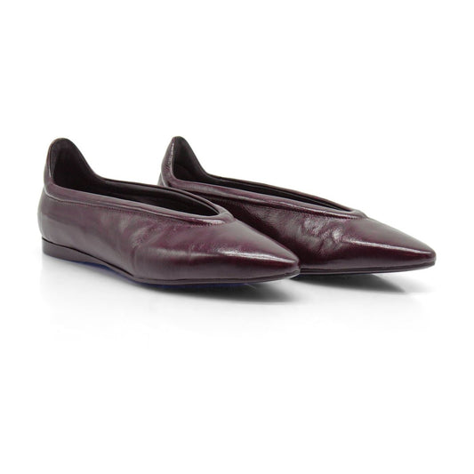 Figini - Ballerina flex minimal in vernice Bordeaux - Figini Milano