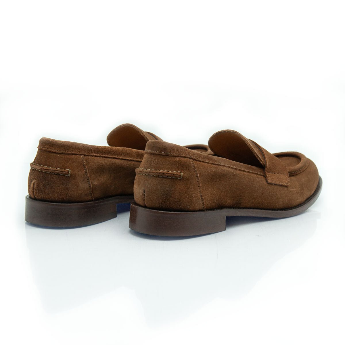 Figini - Mocassini College Flex in Camoscio Marrone - Figini Milano