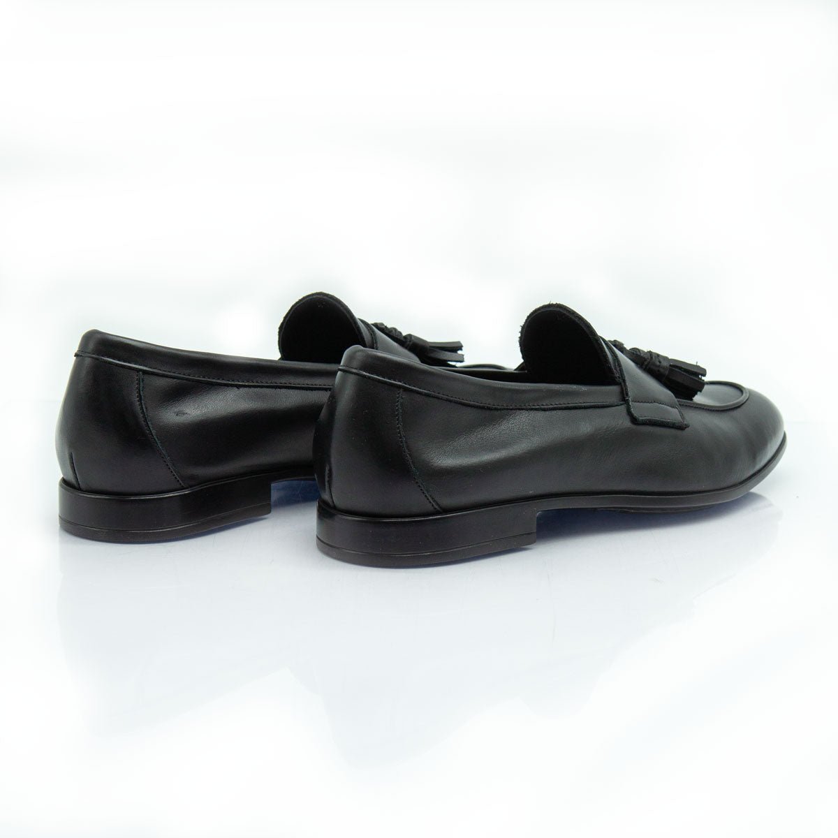 Figini - Mocassini guanto con fiocchetti in nappa Nero - Figini Milano