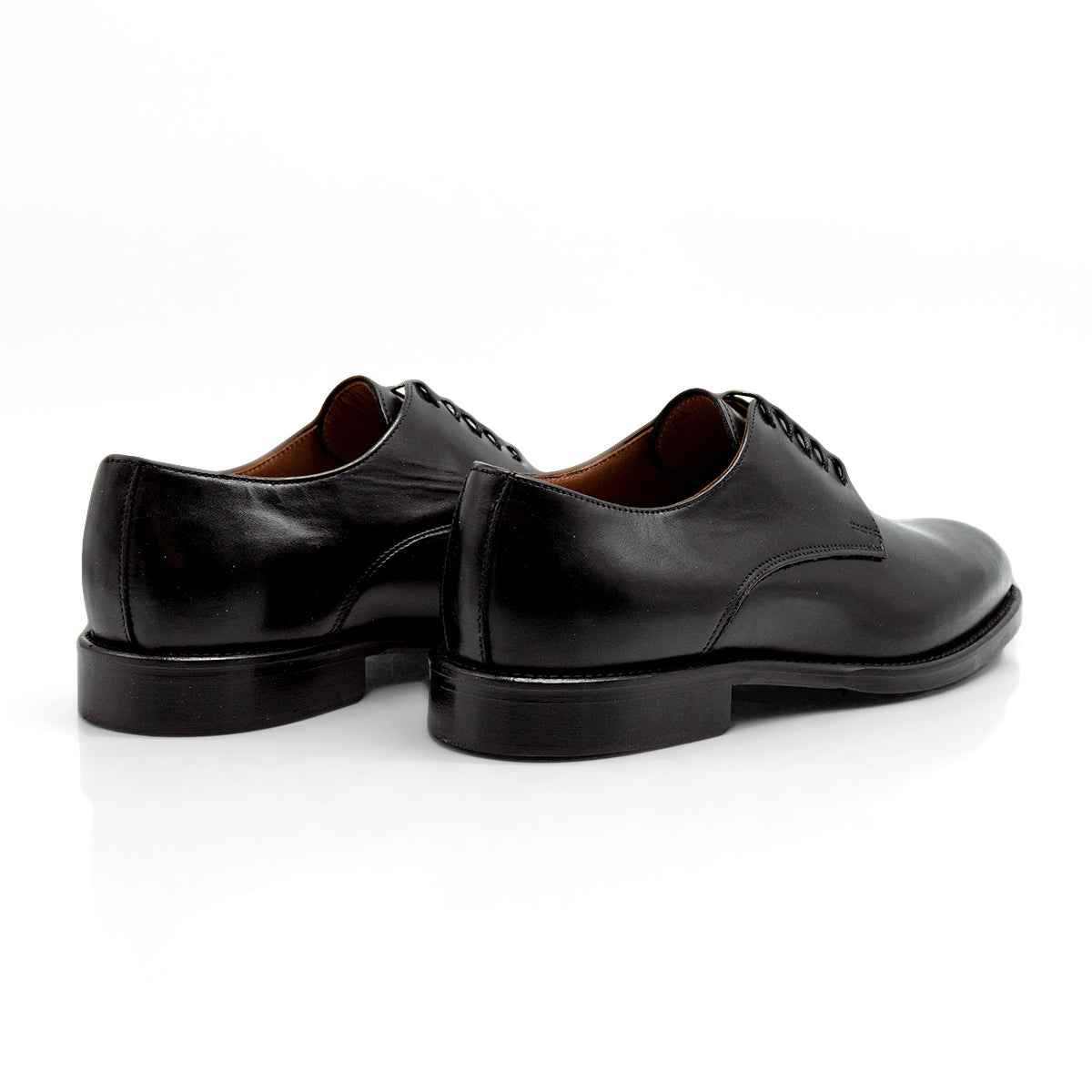 Figini - Stringate Derby Classiche in Vitello Nero - Figini Milano