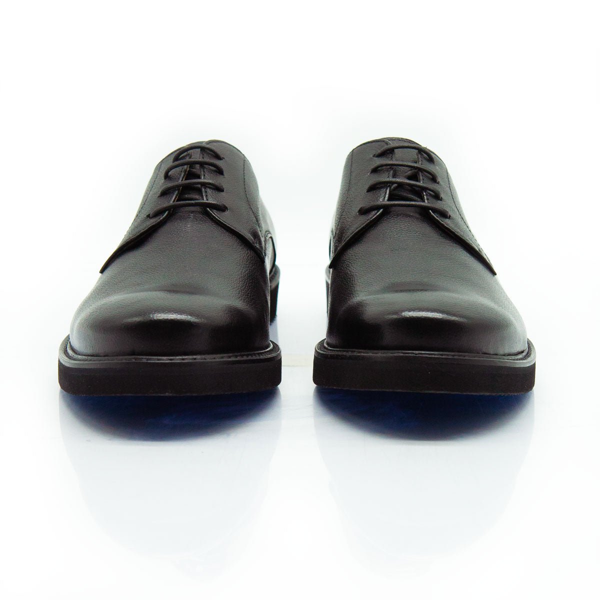 Figini - Stringate Derby extralight in vitello bottalato nero - Figini Milano