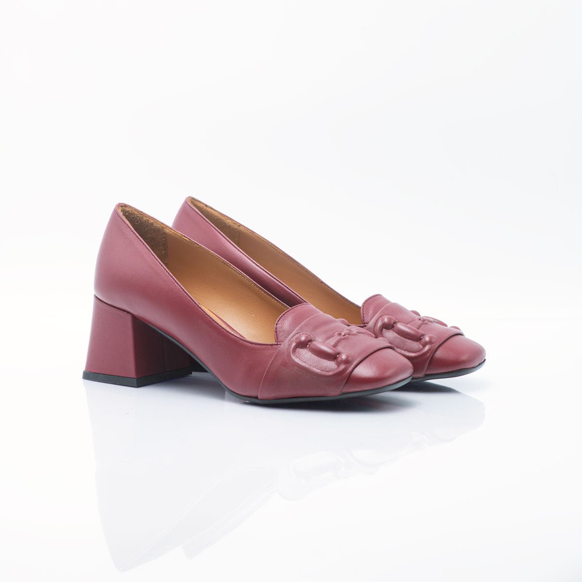 Bordeaux Decollete Tacco Largo Primadonna Bordeaux Decollete Ash