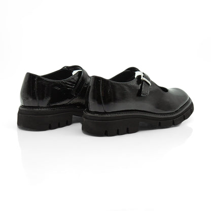 Figini KOMBAT Mary Jane nera 2610-1 – vista dietro