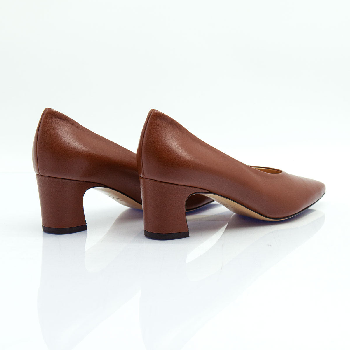 Figini - Décolleté con tacco 5 cm in nappa cuoio