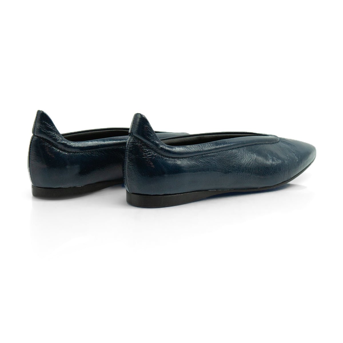 Figini - Ballerina flex minimal in vernice Blue - Figini Milano