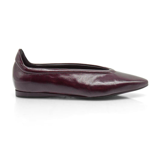 Figini - Ballerina flex minimal in vernice Bordeaux - Figini Milano