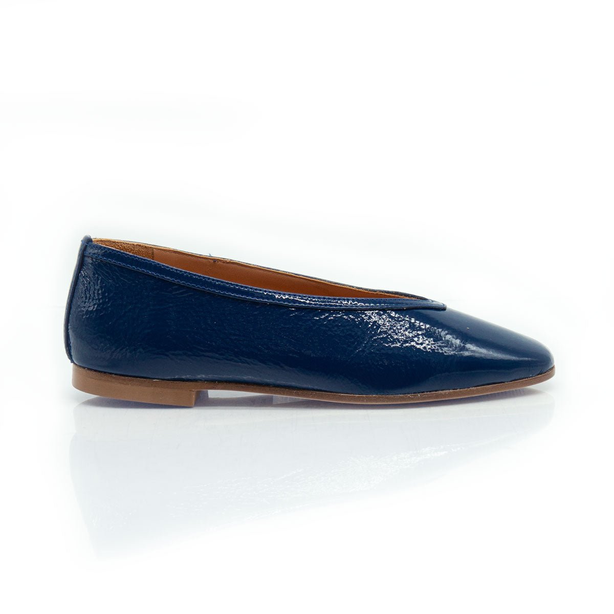Figini - Ballerine in vernice soft Blu - Figini Milano