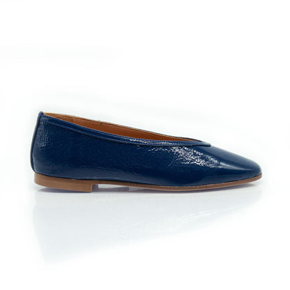Figini - Ballerine in vernice soft Blu - Figini Milano