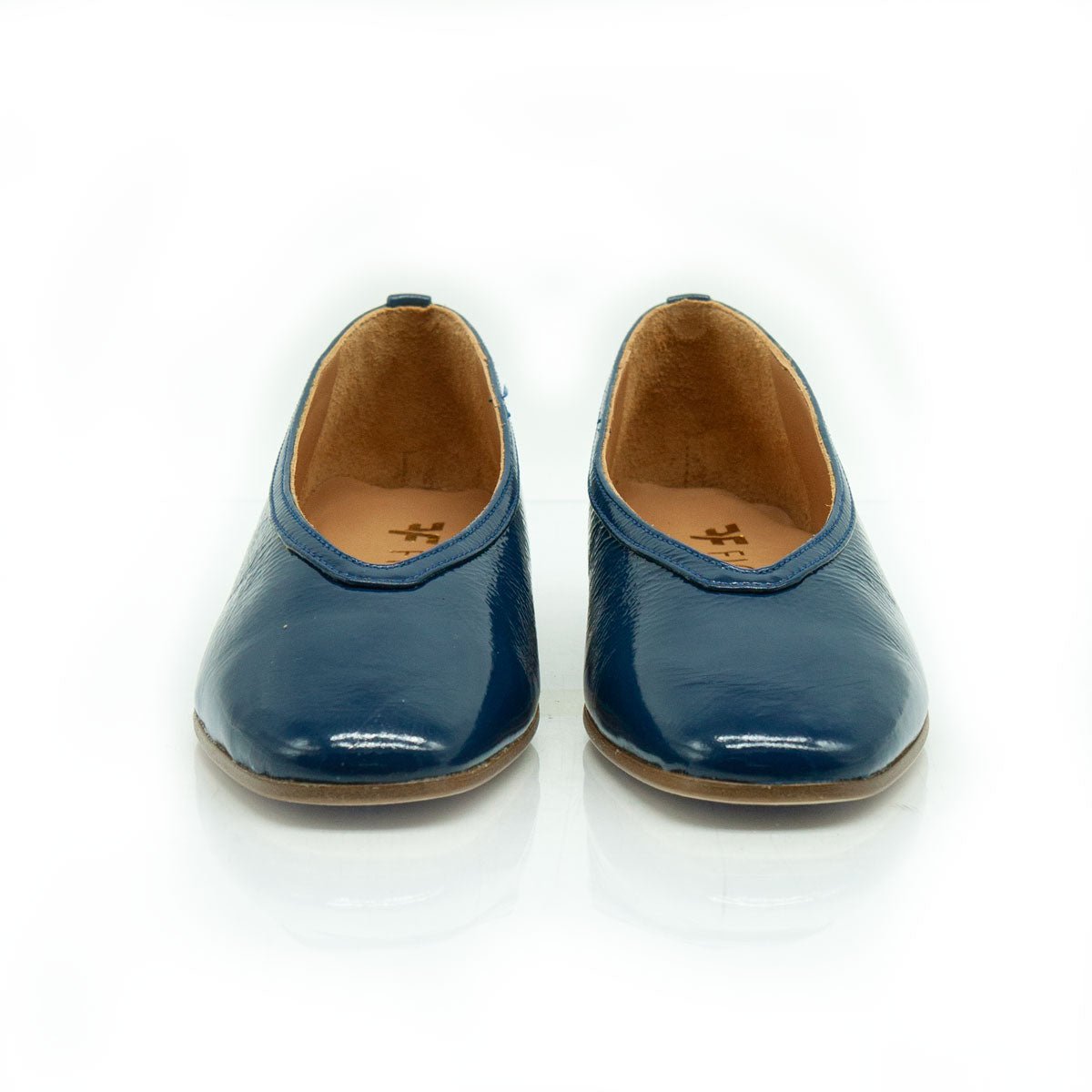 Figini - Ballerine in vernice soft Blu - Figini Milano