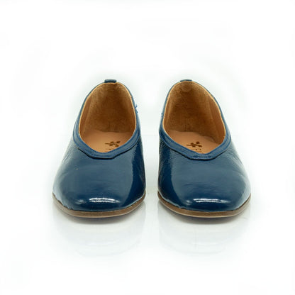 Figini - Ballerine in vernice soft Blu - Figini Milano