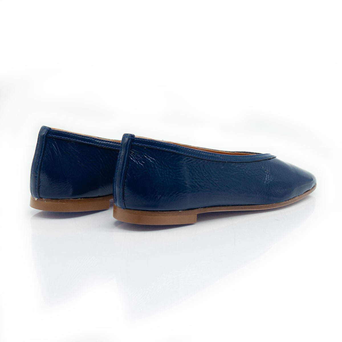 Figini - Ballerine in vernice soft Blu - Figini Milano