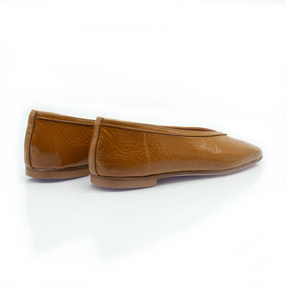Figini - Ballerine in vernice soft Cuoio - Figini Milano