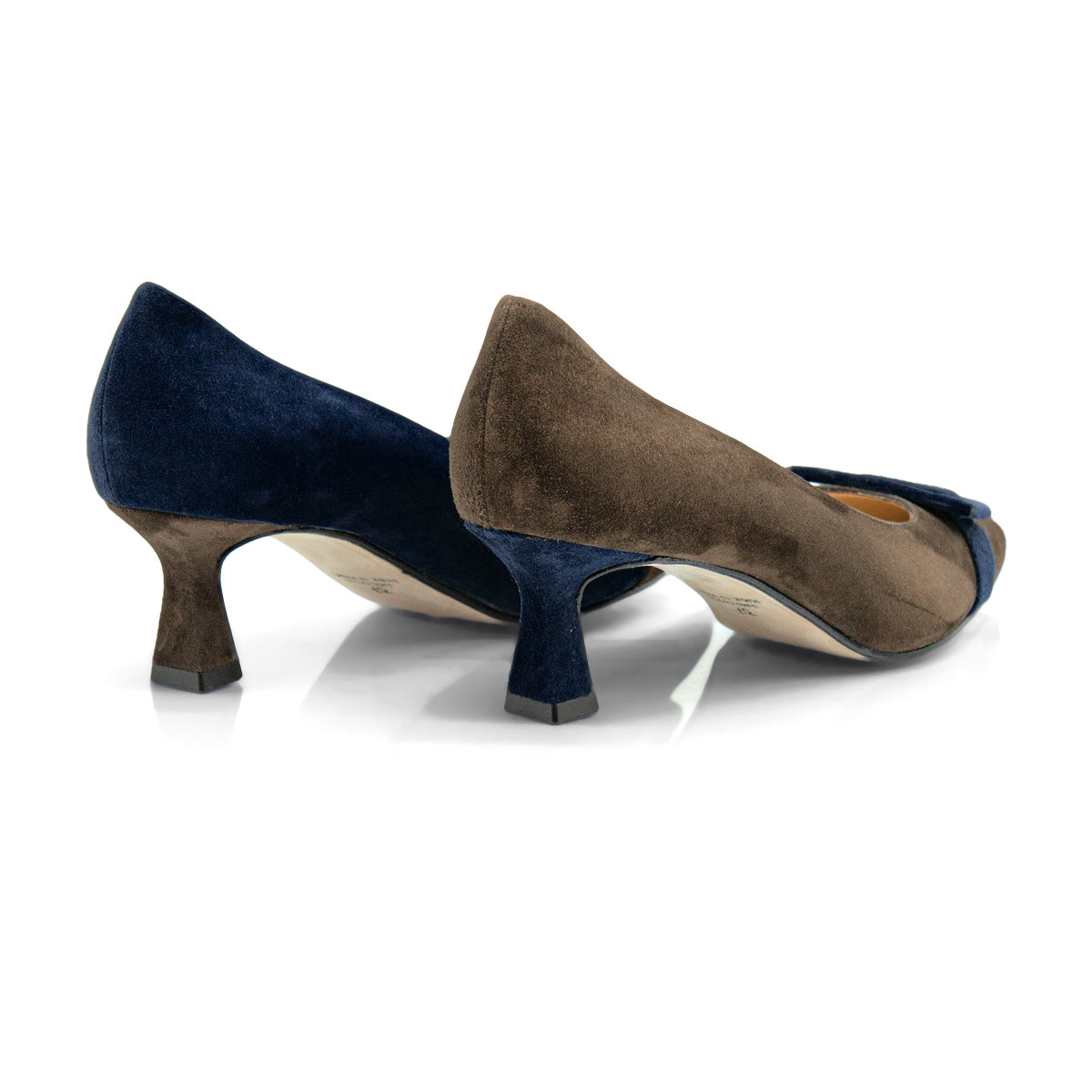 Figini - Décolleté Asimmetriche con fibbia e tacco di 5 cm blu - testamoro - Figini Milano
