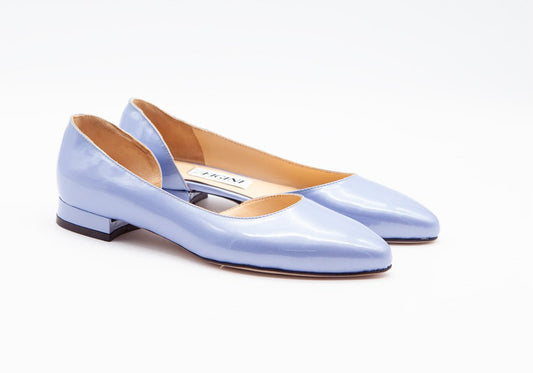 Figini - Décolleté con tacco di 2 cm in Vernice Perla - Figini Milano
