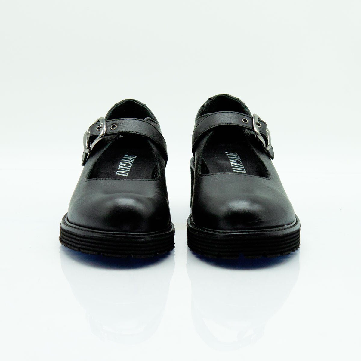 Figini - Kombat Mary Jane in Vitello nero - Figini Milano