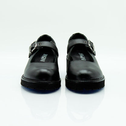 Figini - Kombat Mary Jane in Vitello nero - Figini Milano