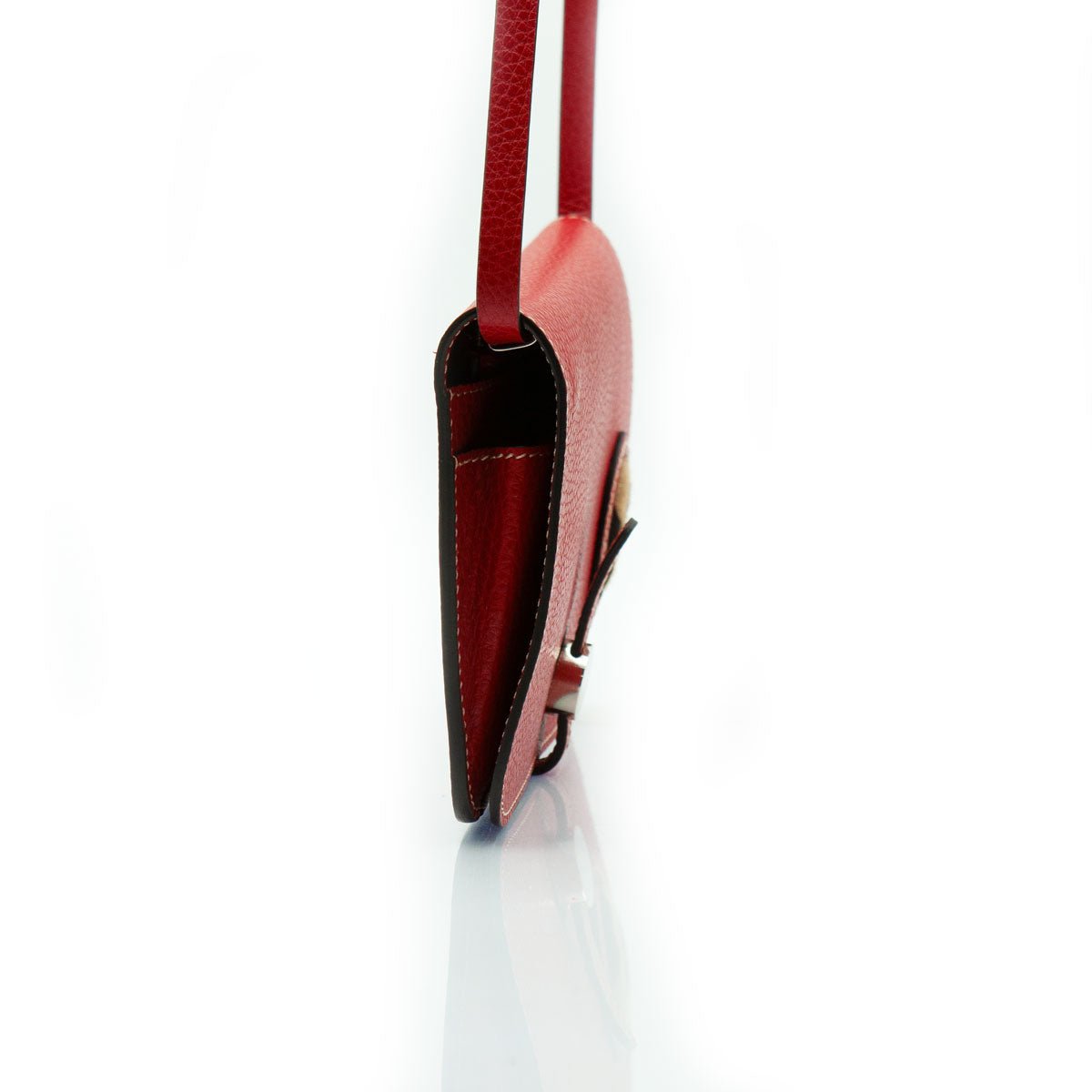 Figini & Martinenghi - Portafogli Love in bottalato rosso - Figini Milano