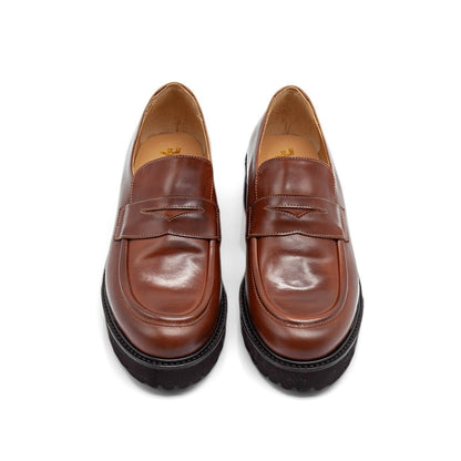 Figini - Mocassini chunky in vitello marrone - Figini Milano