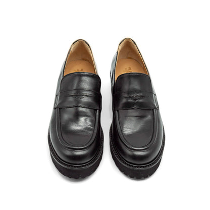 Figini - Mocassini chunky in vitello nero - Figini Milano