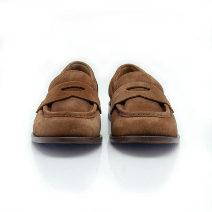 Figini - Mocassini College Flex in Camoscio Marrone - Figini Milano