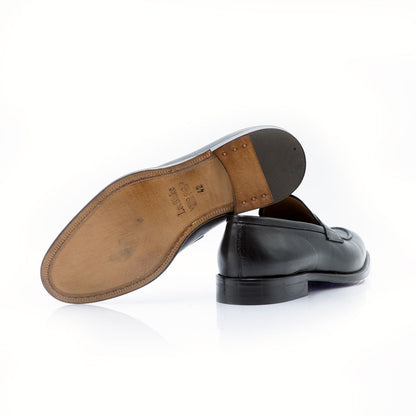 Figini - Mocassini con passante in vitello nero - Figini Milano