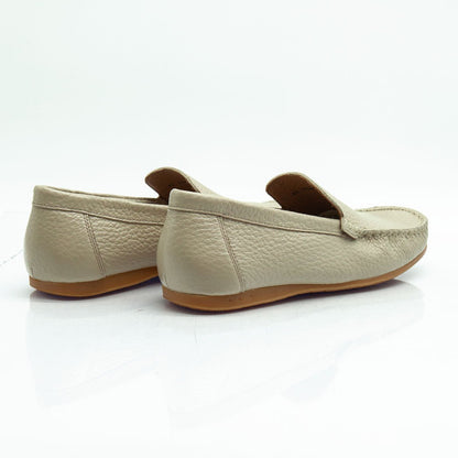 Figini - Mocassini Driver sfoderati in Vitello Bottalato Beige - Figini Milano