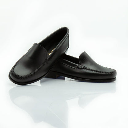 Figini - Mocassini sfoderati in nappa nero - Figini Milano