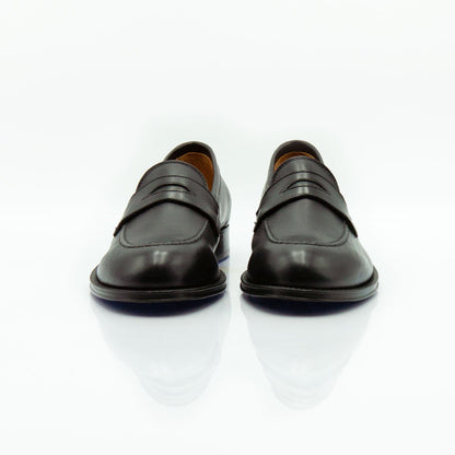 Figini - Mocassini sfoderati in vitello nero - Figini Milano