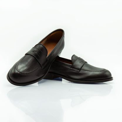 Figini - Mocassini sfoderati in vitello nero - Figini Milano