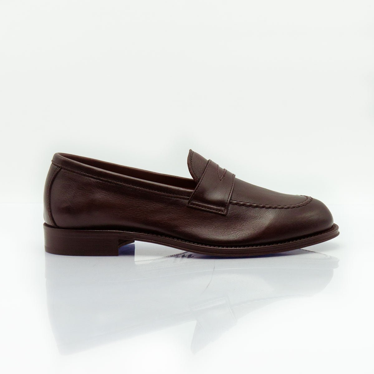 Figini - Mocassini sfoderati in vitello testa di moro - Figini Milano