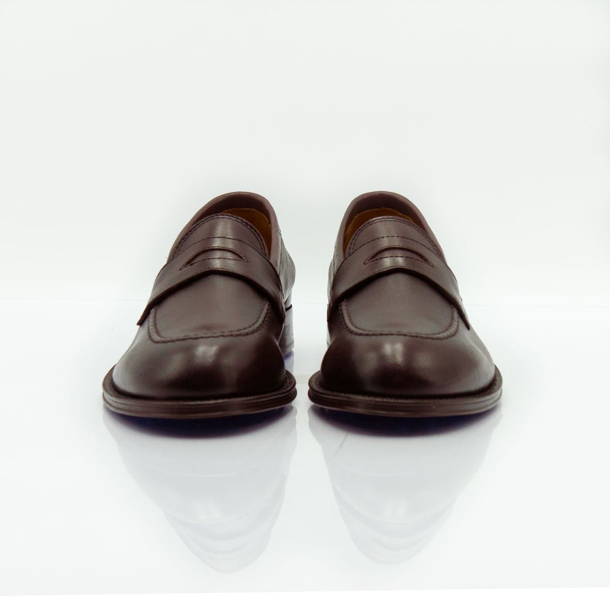 Figini - Mocassini sfoderati in vitello testa di moro - Figini Milano