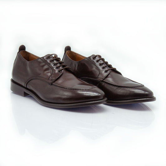 Figini - Mocassini Stringati Flex in Bufalo testamoro - Figini Milano