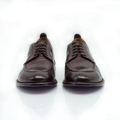 Figini - Mocassini Stringati Flex in Bufalo testamoro - Figini Milano