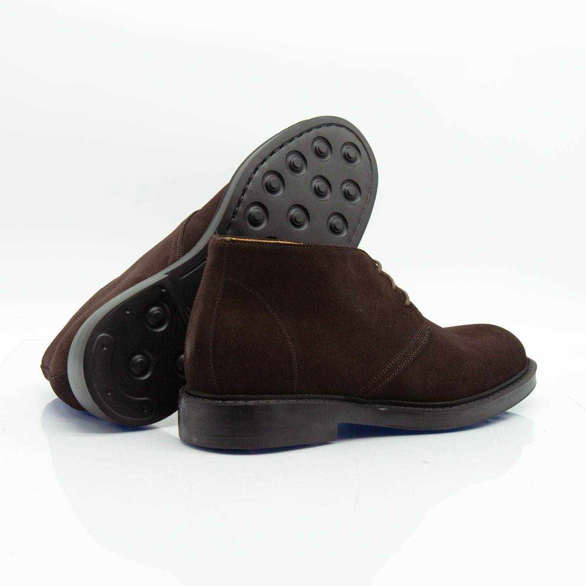 Figini - Polacchine con plantare in vitello scamosciato Testa di Moro - Figini Milano