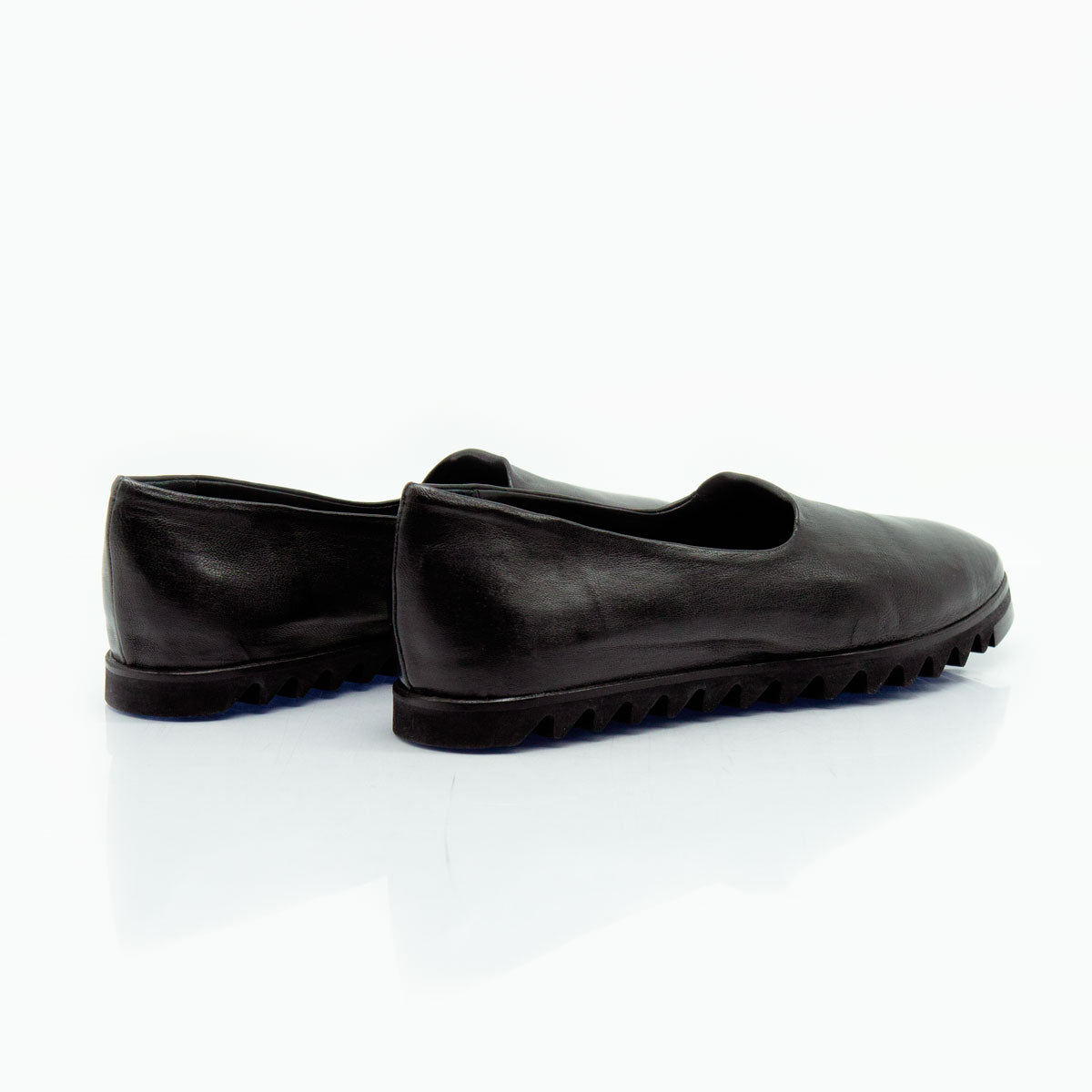 Figini - Slip - on flex in nappa stretch nera - Figini Milano