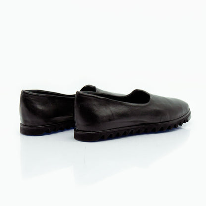Figini - Slip - on flex in nappa stretch nera - Figini Milano