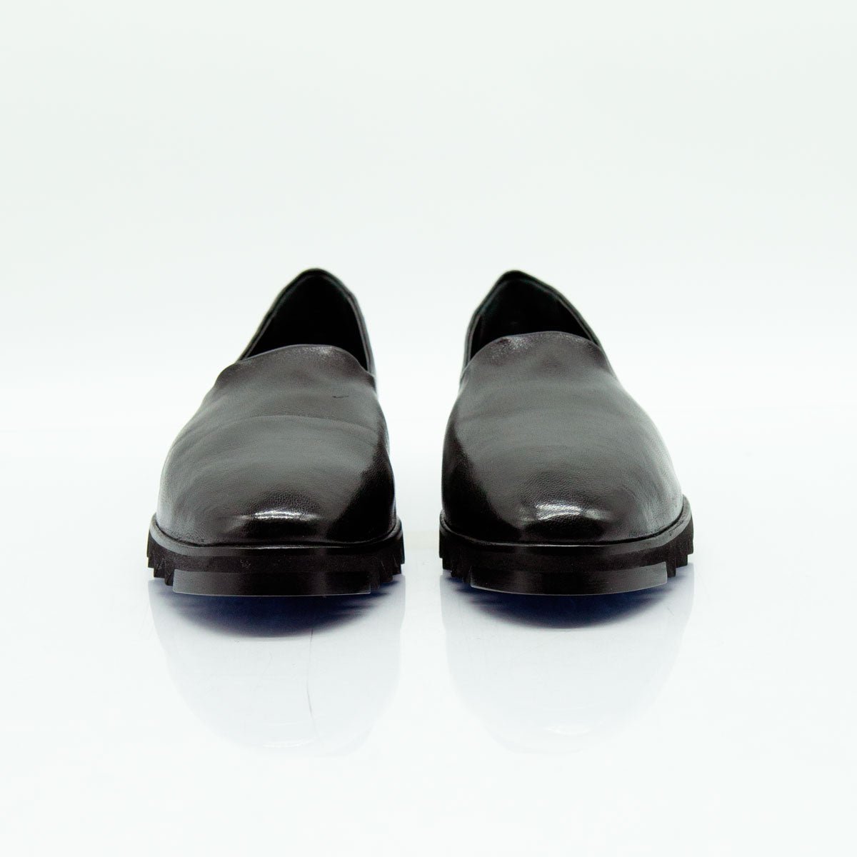 Figini - Slip - on flex in nappa stretch nera - Figini Milano