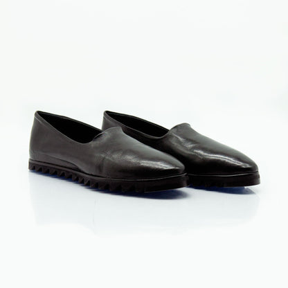Figini - Slip - on flex in nappa stretch nera - Figini Milano