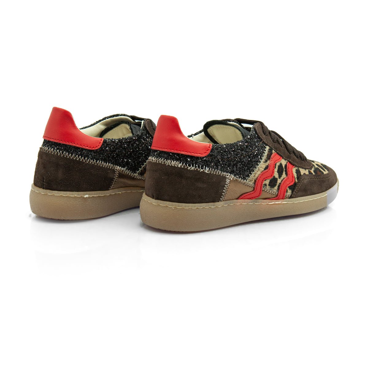 Figini - Sneakers maculate in cavallino leopardato - Figini Milano