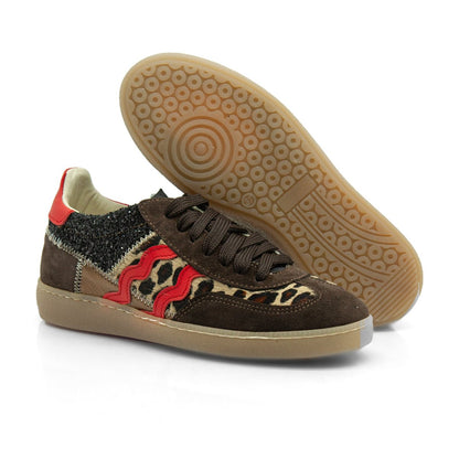 Figini - Sneakers maculate in cavallino leopardato - Figini Milano