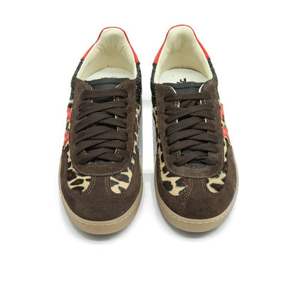 Figini - Sneakers maculate in cavallino leopardato - Figini Milano