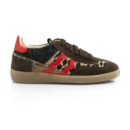 Figini - Sneakers maculate in cavallino leopardato - Figini Milano
