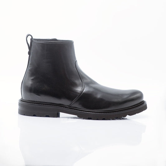 Figini - Stivaletti con fondo extralight in nappa Nera - Figini Milano