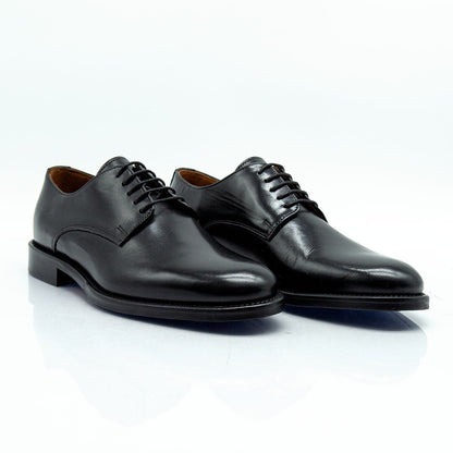 Figini - Stringate Derby Classiche in Vitello Nero - Figini Milano