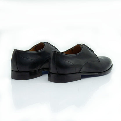 Figini - Stringate Derby Classiche in Vitello Nero - Figini Milano