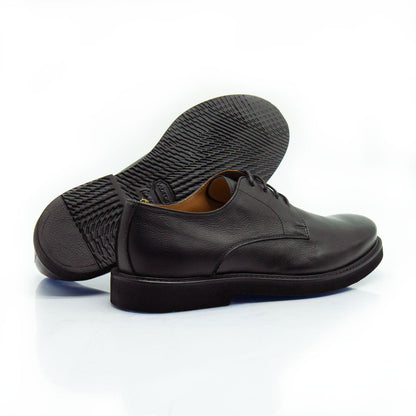 Figini - Stringate Derby extralight in vitello bottalato nero - Figini Milano