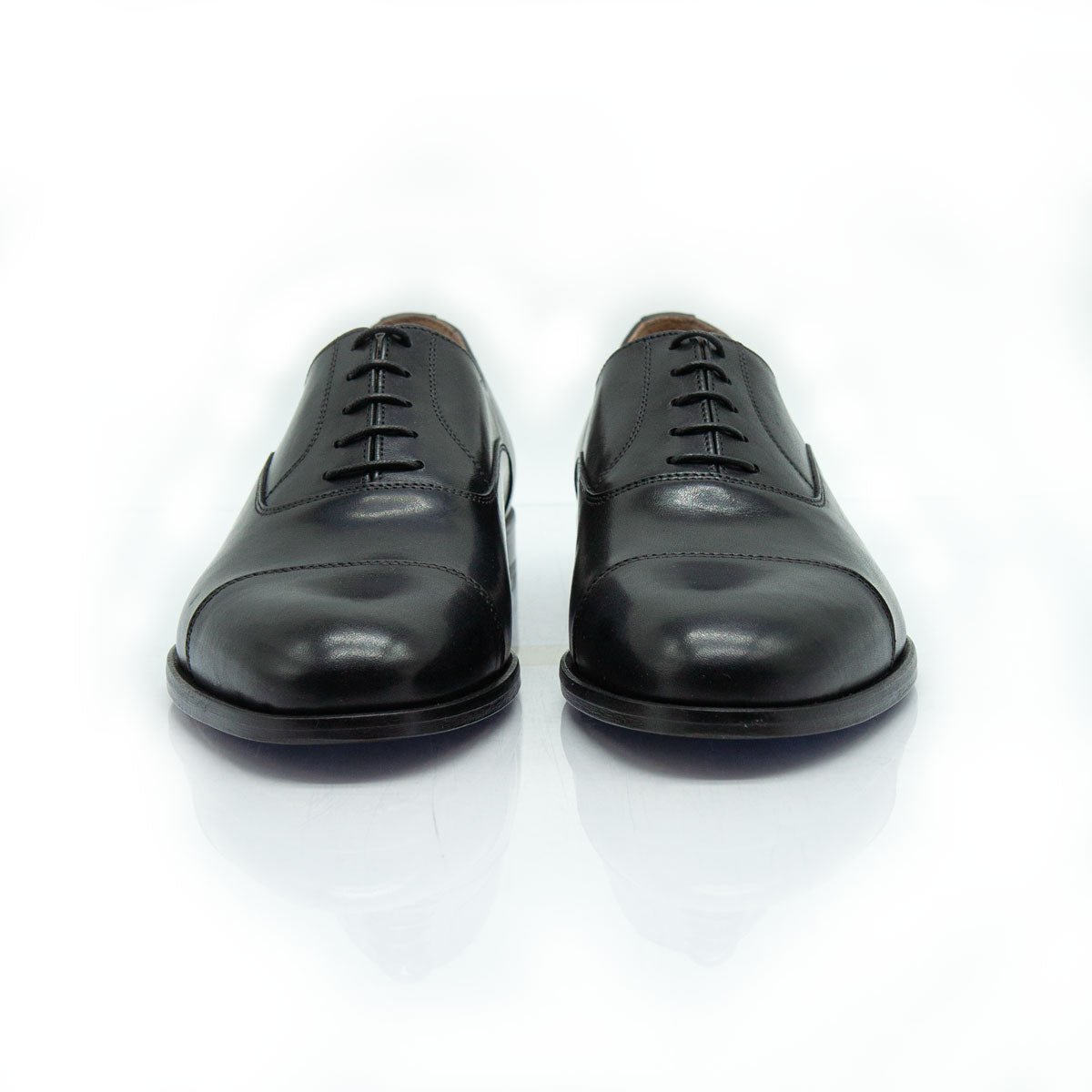 Fiigini - Stringate Francesine con Puntale in Vitello nero - Figini Milano