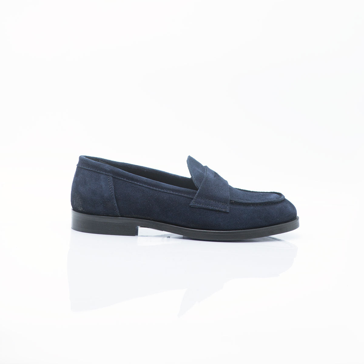 Figini - Blue suede College-style Loafer
