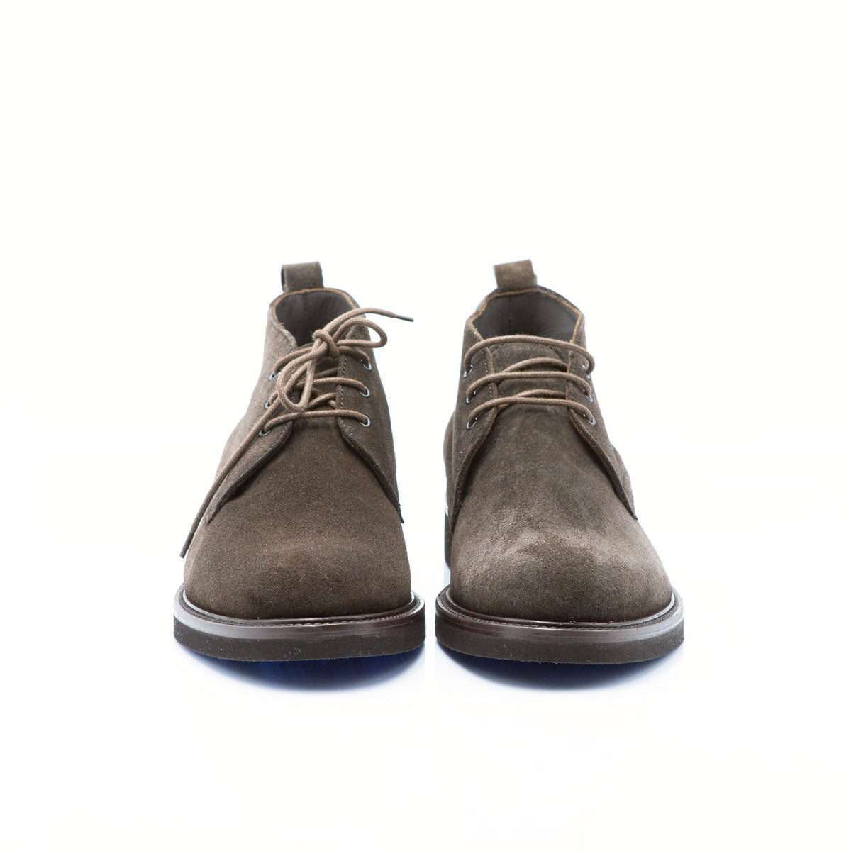 Figini- Dark Brown suede Lace-up Boots