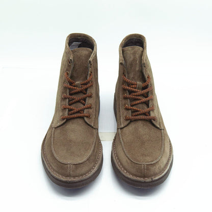 Re Blu - Polacchi Heritage in camoscio ingrassato taupe - Figini Milano